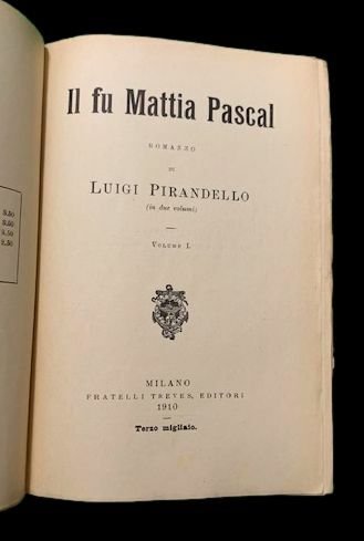 Il fu Mattia Pascal romanzo di Luigi Pirandello (in due …