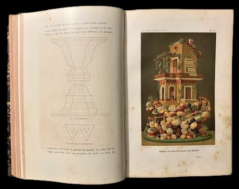 Le livre de pâtisserie. Ouvrage contenant 10 planches chromolithographiques et …