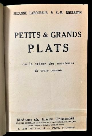 Petits et Grands Plats ou le Trésor des amateurs de …