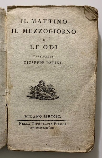 Il Mattino, Il Mezzogiorno e le Odi dell'Abate Giuseppe Parini,