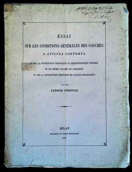 Essai sur les conditions générales des couches a avicula contorta …