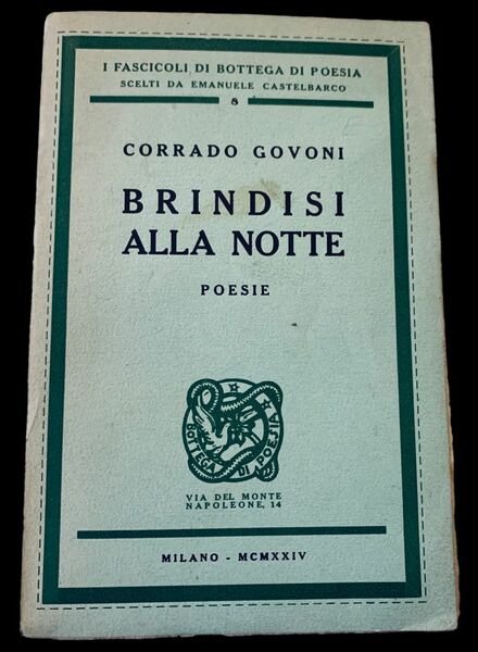 Brindisi alla Notte, Poesie.