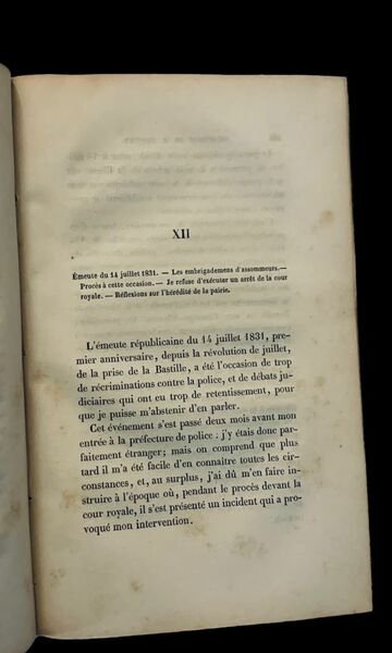 Mémoire de M. Gisquet ancien Préfet de police, écrits par …