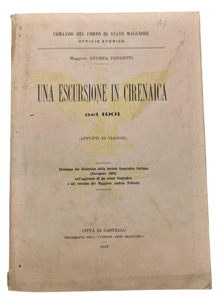 Una escursione in Cirenaica nel 1901 (Appunti di Viaggio).