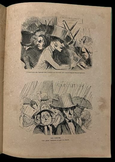 Croquis Varies par Daumier, Un franc.