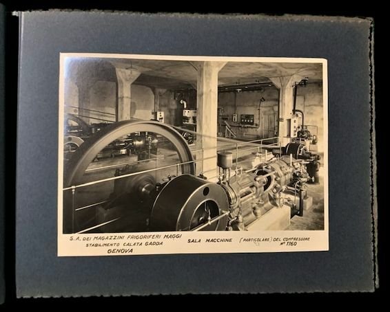 Album fotografico di fotografia industriale, S. A. Magazzini Frigoriferi Maggi, …