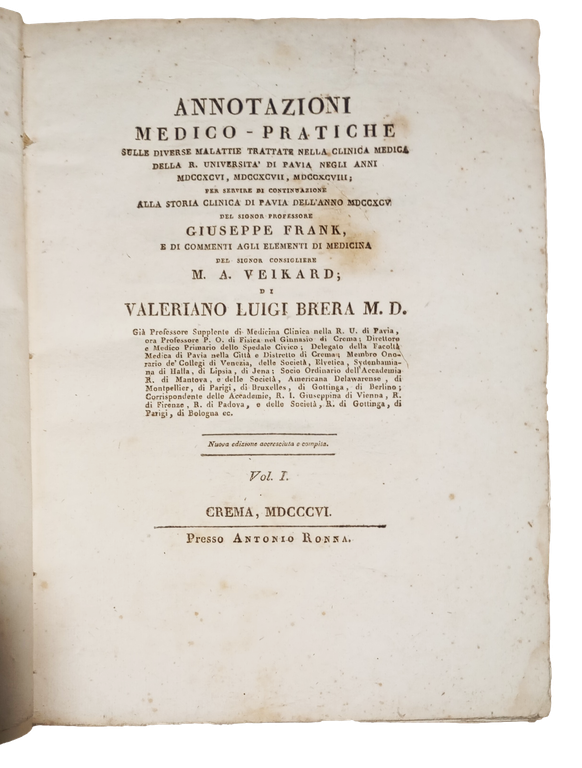 Annotazioni medico-pratiche sulle diverse malattie trattate nella clinica medica di …