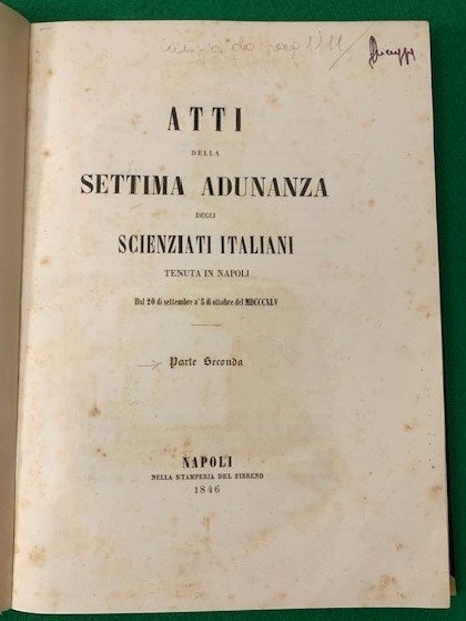 Atti della Settima adunanza degli scienziati italiani tenuta in Napoli …