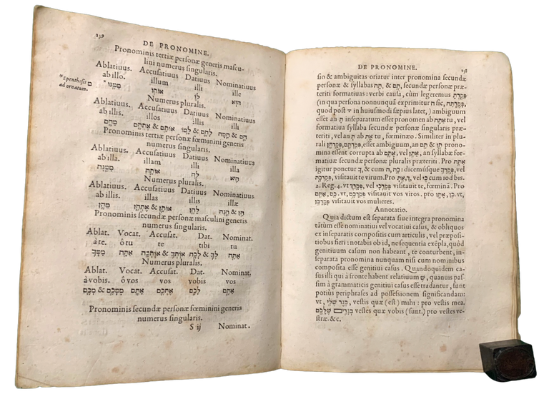 De re grammatica Hebraeorum opus, in gratiam studiosorum linguae sanctae …