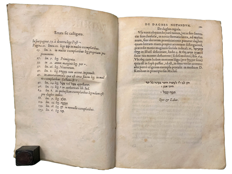 De re grammatica Hebraeorum opus, in gratiam studiosorum linguae sanctae …