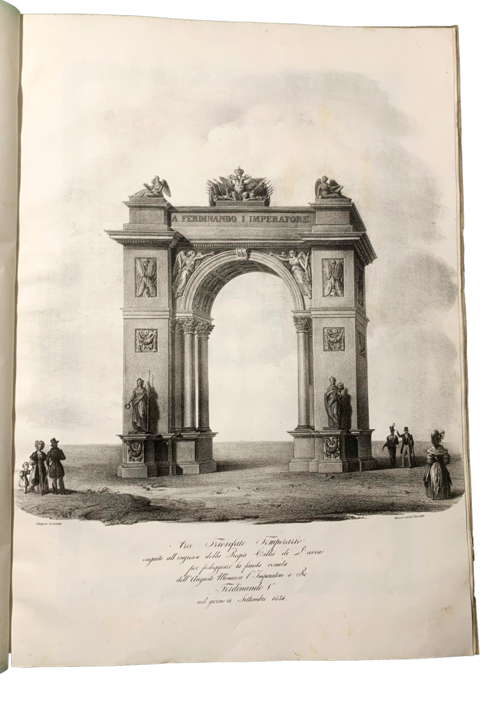 Disegni d'alcune opere eseguite in occasione della fausta venuta in …