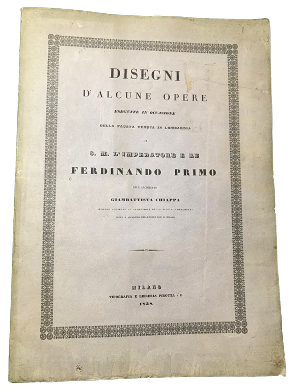 Disegni d'alcune opere eseguite in occasione della fausta venuta in …