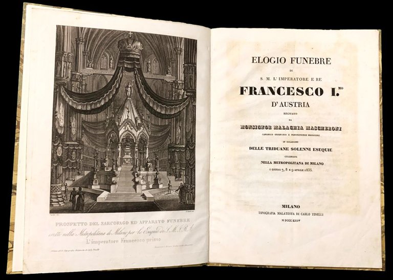 Elogio Funebre di S. M. l'Imperatore e Re Francesco I.mo …