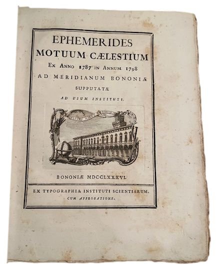Ephemerides motuum caelestium Ex Anno 1787 in Annum 1798 Ad …