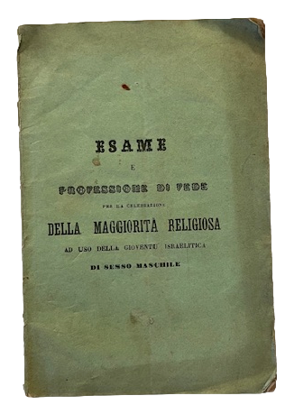 Esame e Professione di Fede per la celebrazione della Maggiorità …