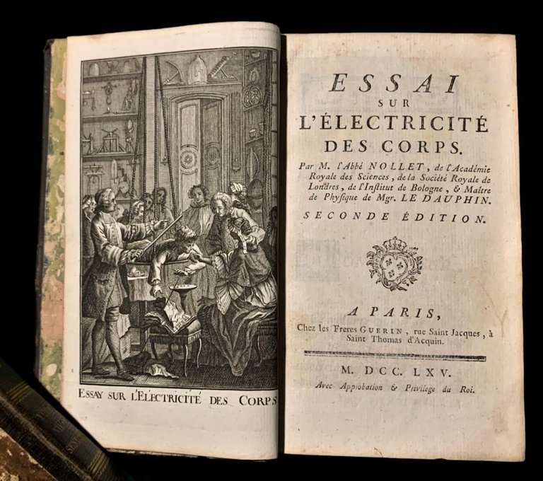 Essai sur l'electricité des corps, Par M. l'Abbé Nollet, de …