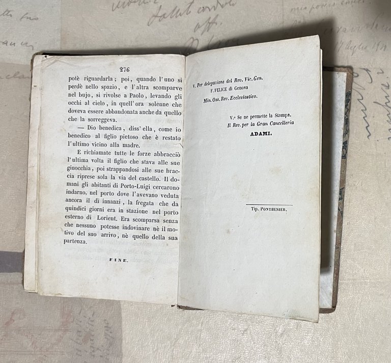 Il capitano Paolo, racconto storico Alexandre Dumas; prima versione italiana.