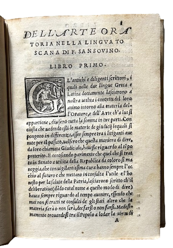 L'Arte oratoria secondo i modi della lingua volgare, di Francesco …