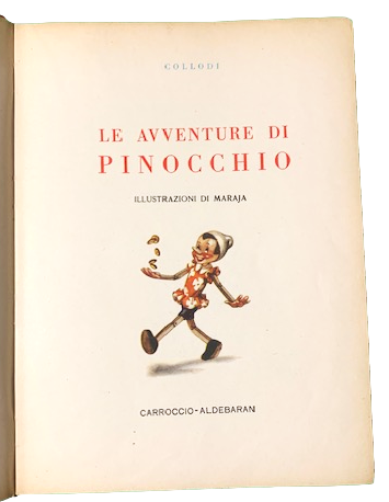 Le Avventure di Pinocchio Illustrazioni di Maraja,