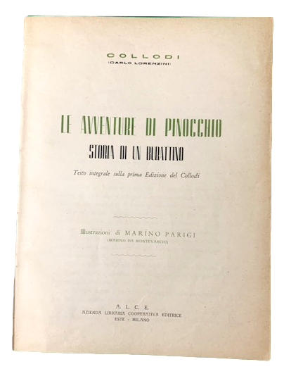 Le avventure di Pinocchio: storia di un burattino Collodi (Carlo …