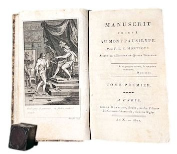 Manuscrit trouvé au mont Pausilype par FLC Montjoye, auteur de …