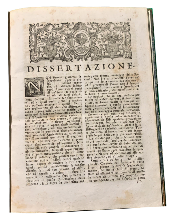 Nuova maniera di seminare, e coltivare il formento pubblicata dal …