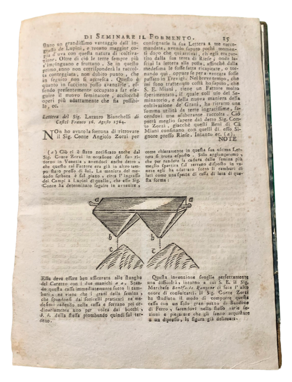 Nuova maniera di seminare, e coltivare il formento pubblicata dal …