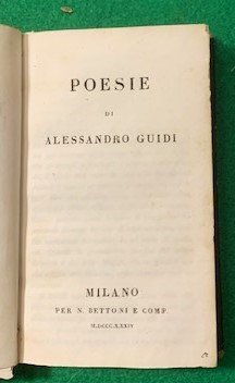 Poesie di Alessandro Guidi,