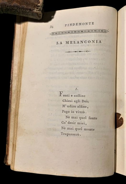 Poesie di Ippolito Pindemonte veronese, Parte I  II