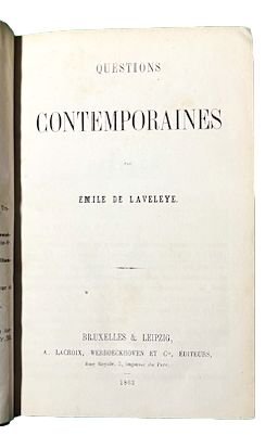 Questions contemporaines,