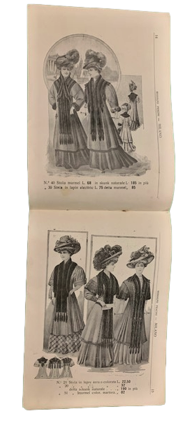 Rudolfo Pescini Magazzino Pelliccerie, Catalogo 1908-1909, Milano Corso Vittorio Emanuele …