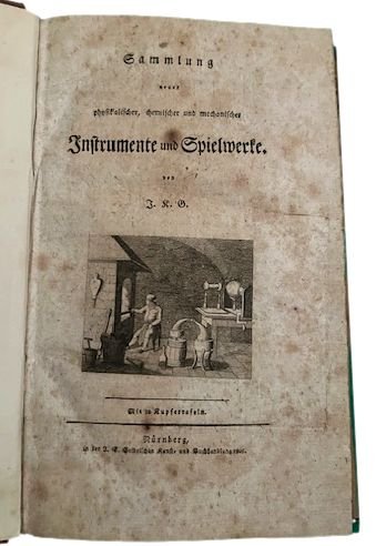 Sammlung neuer physikalischer, chemischer und mechanischer Instrumente und Spielwerke,