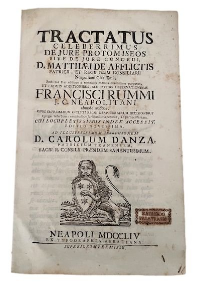 Tractatus celeberrimus de jure protomiseos, sive de jure congrui d. …