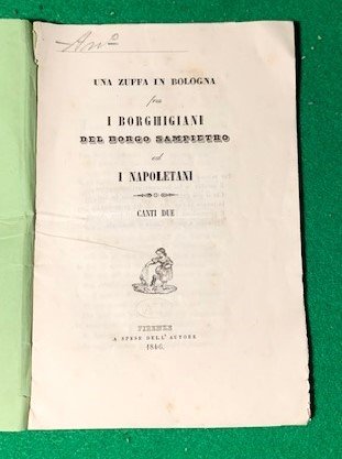 Una zuffa in Bologna fra i borghigiani del borgo Sampietro …