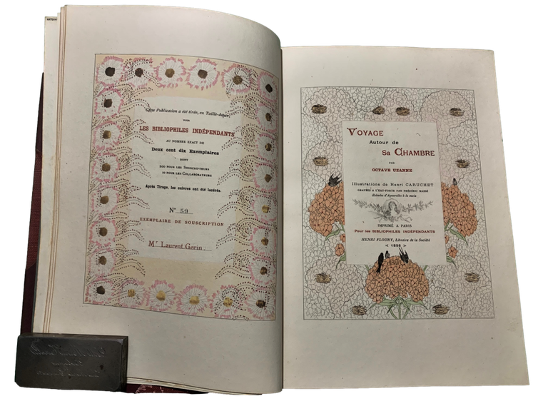 Voyage autour de sa chambre. Illustrations de Henri Caruchet, gravées …