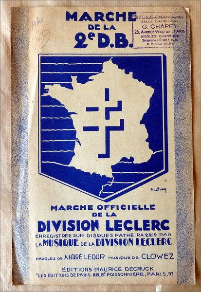 Marche de la 2e D.B. Marche Officielle de la Division …