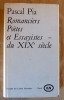 Romanciers Poètes et Essayistes du XIXème siècle.