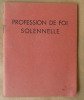 Cérémonial de Communion Solennelle et de Profession de Foi (3ème …