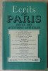 Ecrits de Paris. Revue des Questions Actuelles, Janvier 1948.