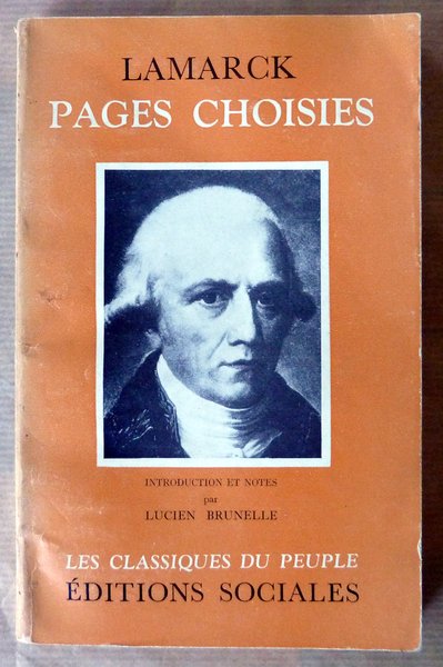 Pages Choisies. Introduction et notes par Lucien Brunelle.