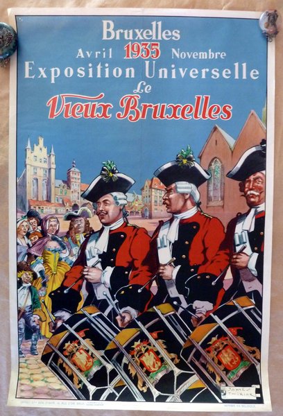 Affiche de L'Eposition Universelle de Bruxelles; Avril à Novembre 1935. …