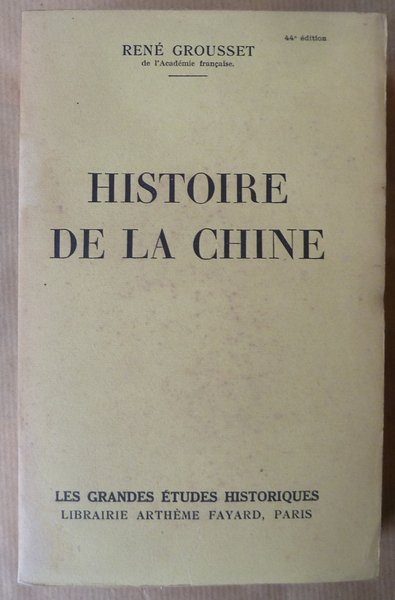 Histoire de La Chine.