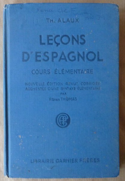 Leçons d'Espagnol. Cours élémentaire.