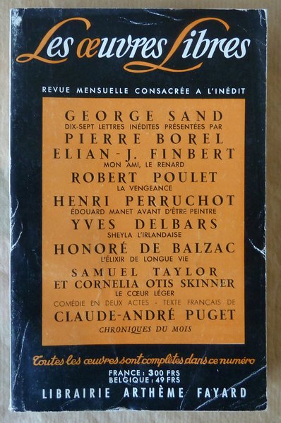 Les Oeuvres Libres N°163.