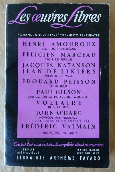 Les Oeuvres Libres N°170.
