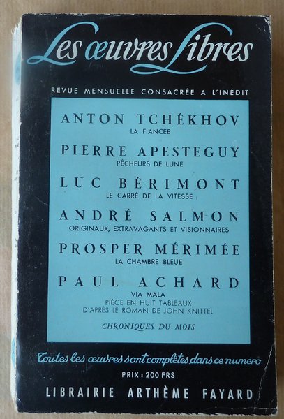 Les Oeuvres Libres N°135.