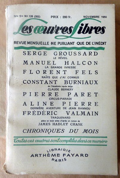 Les Oeuvres Libres N°126 (352).