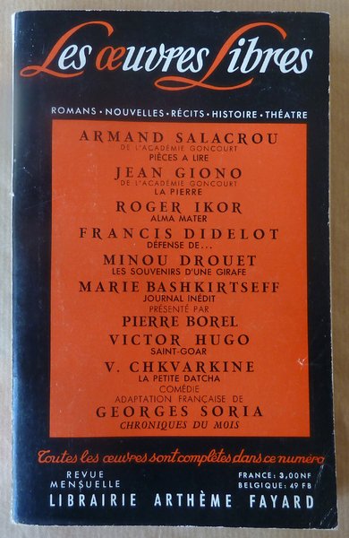 Les Oeuvres Libres N°173.