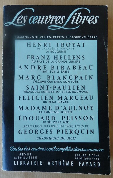 Les Oeuvres Libres N°174.