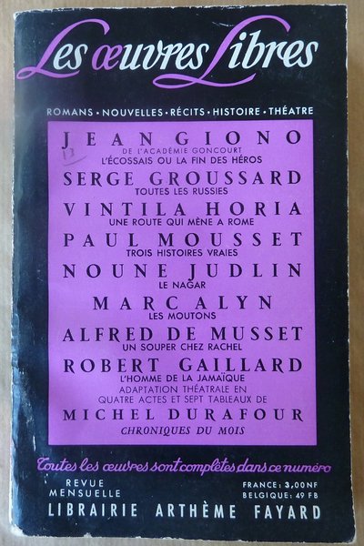 Les Oeuvres Libres N°176.